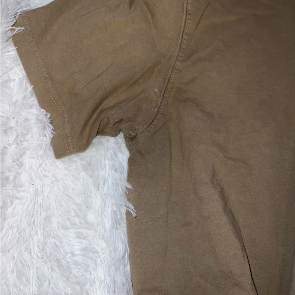 Carhartt Original Fit Shirt Size 2XL Tan Work Shirt - Picture 4 of 6